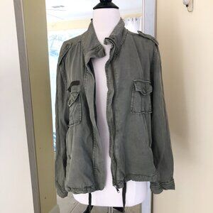Soho Military Style Army Green Shacket XL